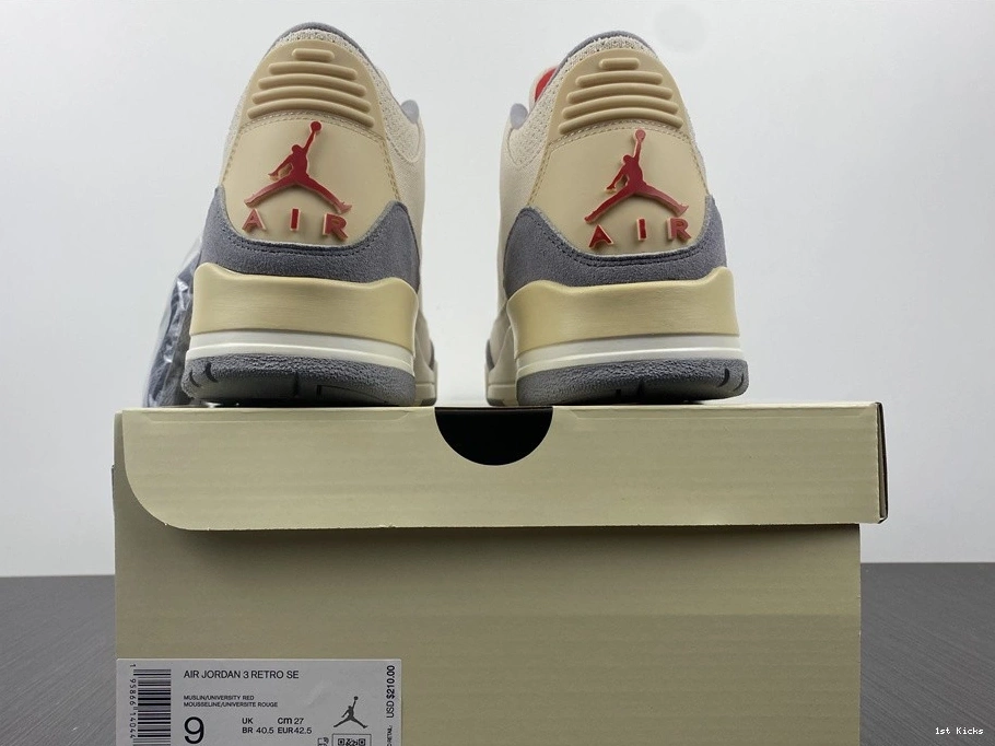 Jordan Retro 3 DH7139-100 - Muslin 0129